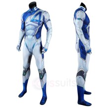 Marvel Rivals Fantastic Four Cosplay Costume Mister Fantastic Jumpsuit Outfit