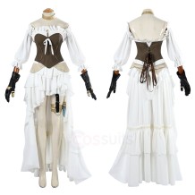 Final Fantasy XIV Ishgard Healing White Cosplay Costume