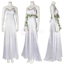 Aerith Bunny Dress Cosplay Costume Final Fantasy VII Rebirth Gold Saucer