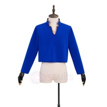 Final Fantasy XIV Seneschal Prince Blue Cosplay Costume for Halloween Party