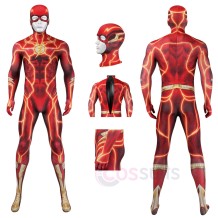 Flashpoint Cosplay Costumes TF 2023 Barry Allen Red Jumpsuit