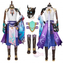 Genshin Impact Xiao Cosplay Costumes Xiao Cosplay Suit