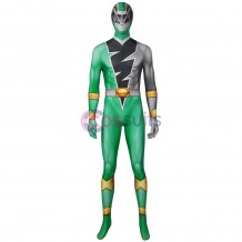 Green Power Rangers Costume Kishiryu Sentai Ryusoulger Green Solider Cosplay Suit