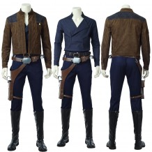 Han Solo Cosplay Costume 2018 Solo A Star Wars Story Cosplay Suit