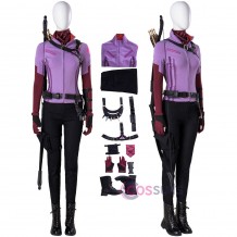 Hawkeye Kate Bishop Costume Kate Bishop Purple Cosplay Suit