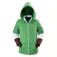 The Legend of Zelda Link Hyrule Hoodie Cosplay Jacket for Adults