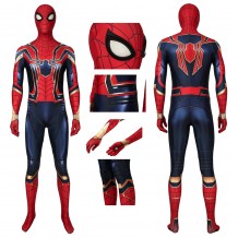 Iron Spiderman Jumpsuit Avengers: Endgame Peter Parker Cosplay Costume