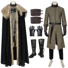 Jon Snow Stark Armor Cosplay Costume Battle Suit