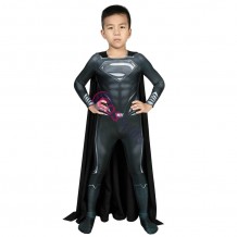 Kids Justice League Superman Cosplay Costume Superman Clark Kent Suit Halloween Gifts