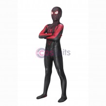 Kids Spiderman Miles Morales PS5 Cosplay Costume