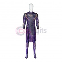 Kingo Cosplay Costumes Eternals Kingo Purple Cosplay Suit
