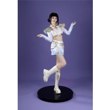 Kpop Demon Hunters Zoey Cosplay Costume Golden White Dance Performance Halloween Suits