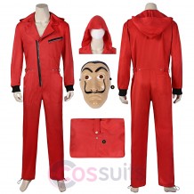 La casa de papel Money Heist S5 Red Criminals Cosplay Costume