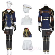 Arcane League of Legends 2 Cosplay Costume Caitlyn Kiramman Cosplay Suit
