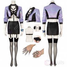 LOL 2020 KDA All Out Evelynn Costume League Of Legends Cosplay Suit