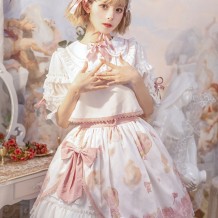 Summer Daily Cute Lolita Short Skirt Set