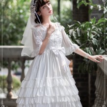 Elegant High Waist Lolita Jumper Skirt