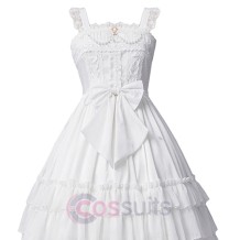 Elegant High Waist Lolita Jumper Skirt