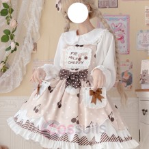 Daily Sweet Cherry Print Lolita Jumper Skirt