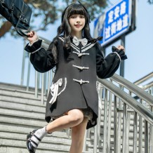 Japanese College Style Woolen Lolita Coat
