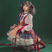 Christmas Nutcracker Inspired Lolita Jumper Skirt Set