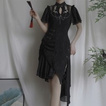 Chinese Elegant Classic Lolita Cheongsam Dress Set