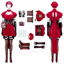 Marvel Rivals Psylocke Blood Kariudo Skin Cosplay Costume Version 2 Halloween Suit