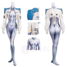 Marvel Rivals Lightforce Dagger White Suit Cosplay Costume Bright Hero Look