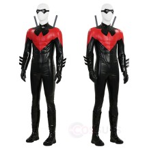 New 52 Dick Grayson Cosplay Costume Red Muscle Version