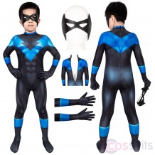 Dick Grayson Costume For Kids Under The Red Hood Dick Grayson Jumpsuit For Children