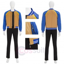 Shang-Chi Cosplay Costumes Yellow and Blue Bomber Jacket