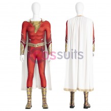 Billy Batson Cosplay Costume Billy Batson Fury of the Gods Suits