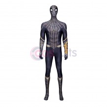 Spider-Man 3 No Way Home Cosplay Costume Spiderman Peter Parker Black Suit