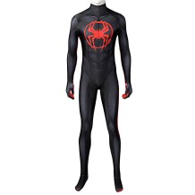 Across The Spider-Verse Miles Morales Costume Spider-man Spandex Printed Suit