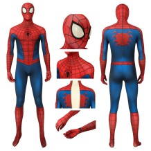 Marvel Spider-Man Classic Suit Peter Parker Cosplay Costume