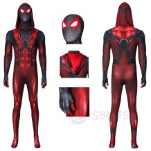 Spider-Man Miles Morales Cosplay Costumes Top Level Jumpsuit