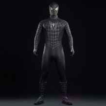 Eddie Brock Venom Cosplay Costume Spider-Man 3 Black Suit