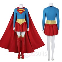Superhero Universe Super Heroine Girl Woman of Tomorrow Cosplay Costume Halloween Suit