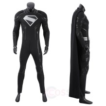 Superhero Legacy 2025 Clark Kent Black Suit Cosplay Costume Halloween Suits