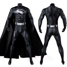 Clark Kent Cosplay Costume Legacy Black Jumpsuit