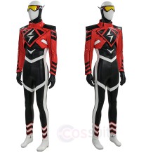 Superhero Speed Force Wally West Cosplay Costume Full Set