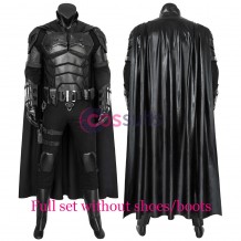 The Batman 2021 Movie Cosplay Costumes Bruce Wayne Robert Pattinson Batsuit