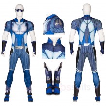 The Boys A-Train Blue Cosplay Costumes For Halloween