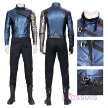 The Falcon and the Winter Soldier Costumes Winter Soldier Bucky Barnes Cosplay Outfit