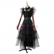 Wednesday Addams Cosplay Costumes The Addams Family Dress