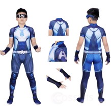 Kids The Boys Cosplay Costumes A-Train Cosplay Jumpsuit