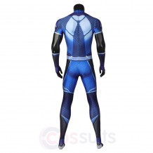 The Boys A-train Cosplay Costume A-train Spandex Printed Jumpsuit