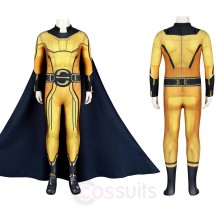 Kids Thunderbolts Sentry Cosplay Costume with Cape Robert Reynolds Jumpsuit