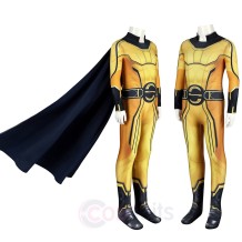 Kids Thunderbolts Sentry Cosplay Costume with Cape Robert Reynolds Jumpsuit