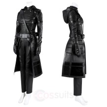 Thunderbolts Ghost Black Leather Cosplay Costume for Halloween